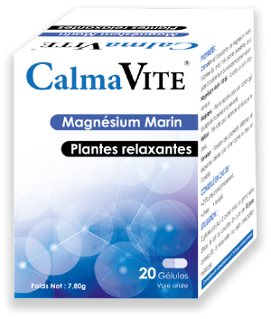 Accueil CalmaVITE Complément Alimentaire Sommeil et Stress Magnésium