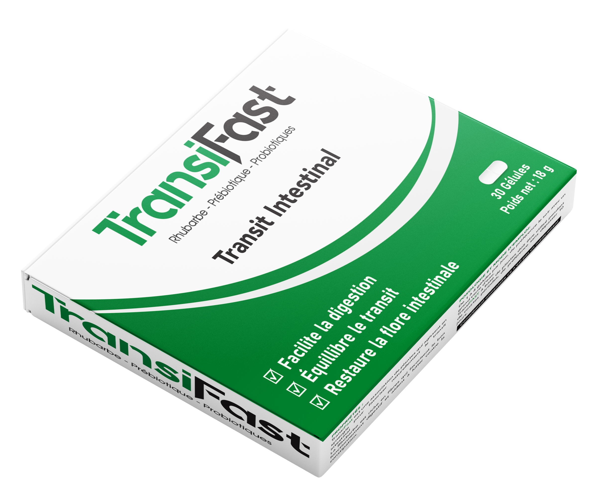 Transifast TransiFast Transit Intestinal Digestion Rhubarbe Probiotiques